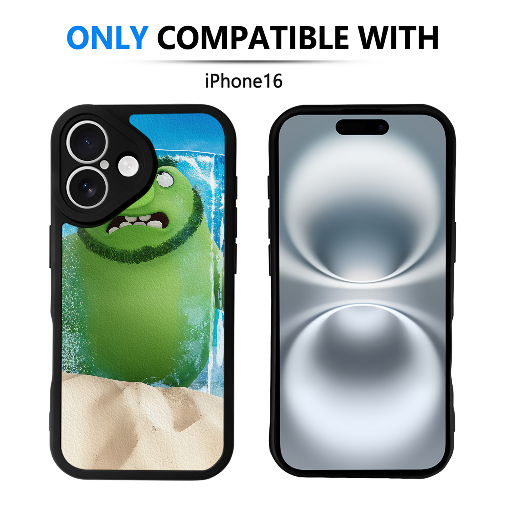 （画像用） Angry Birds アングリーバード 【iPhone 16シリーズ対応】シリコンスマホケース（レザー調） 材質：シリコン
